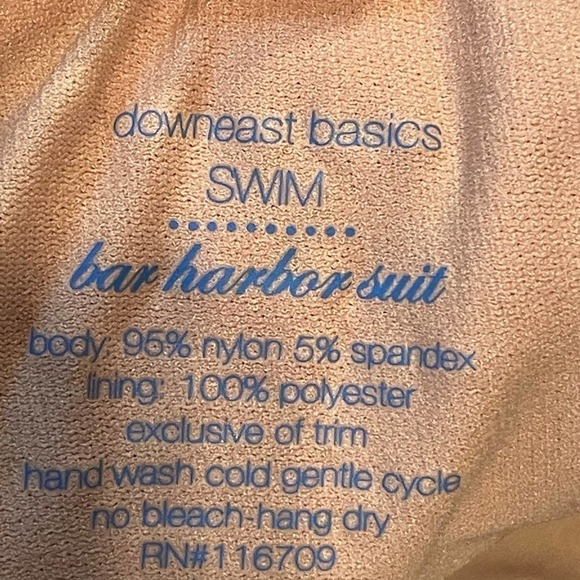 Down East Basics Bar Harbour swimsuit Small - Picture 4 of 5
